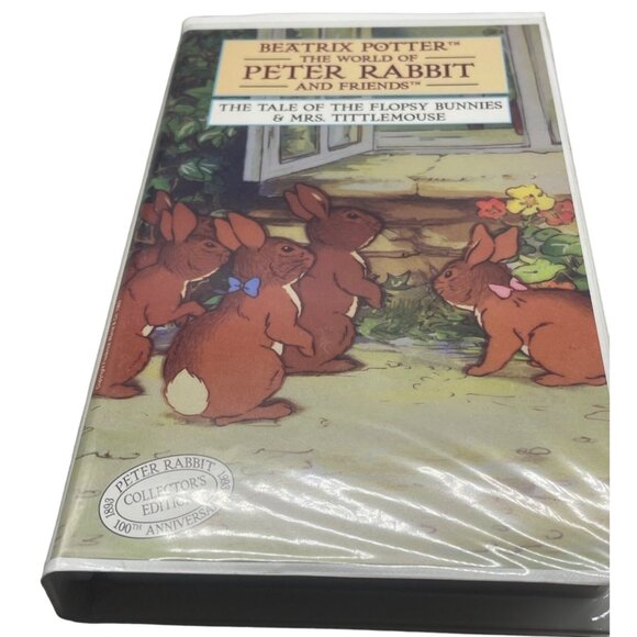 Peter Rabbit and Friends VHS tape the tale of the flopsy bunnies & Tittle READ - Picture 1 of 3